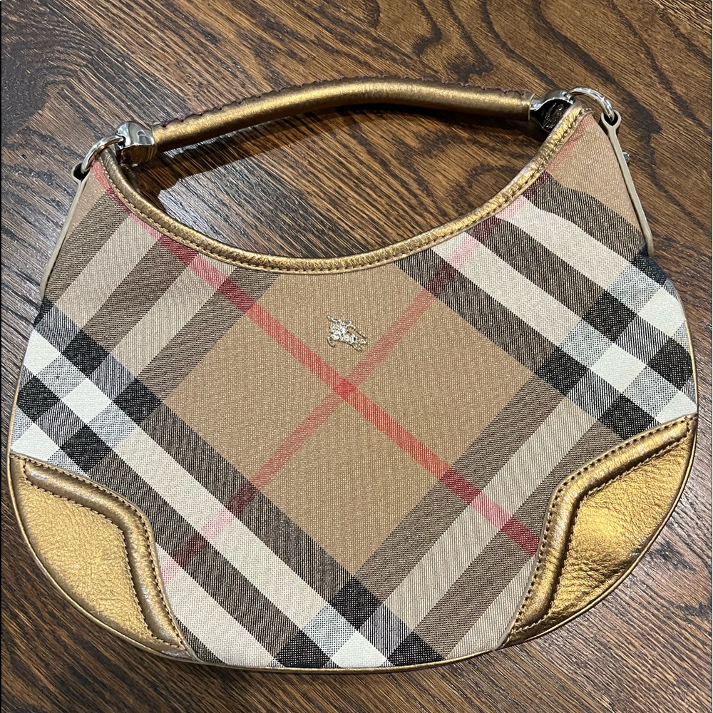 Metallic Burberry Purse